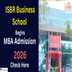 ISBR Begins MBA Applications 2026; Apply by Dec 23 @isbr.in